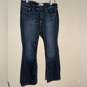 BKE Women's Dark Blue Flare Jeans